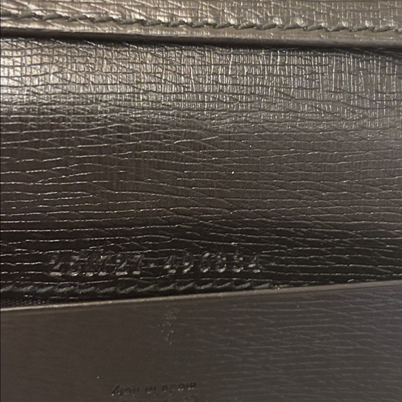 GUCCI BLACK LEATHER CARDHOLDER - Picture 12 of 12